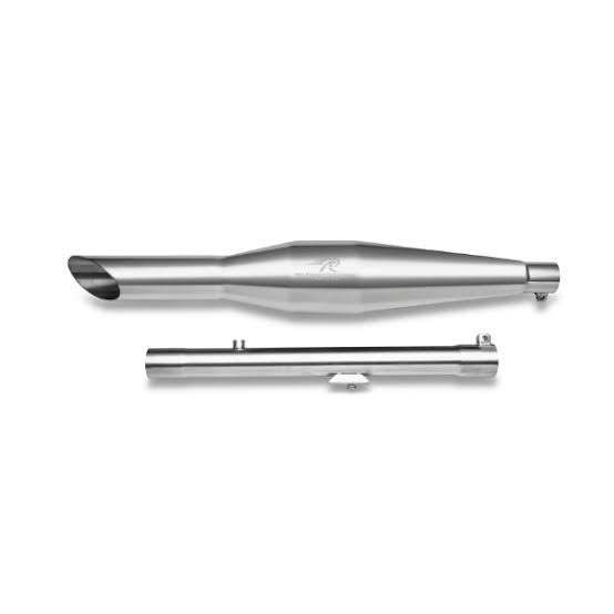 RED ROOSTER PERFORMANCE ( Classic Reborn 350/ Meteor 350) Rumbler ace Polish Silver