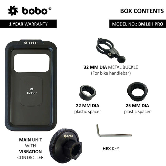 BOBO BM10H PRO waterproof vibration control without charger mobile holder