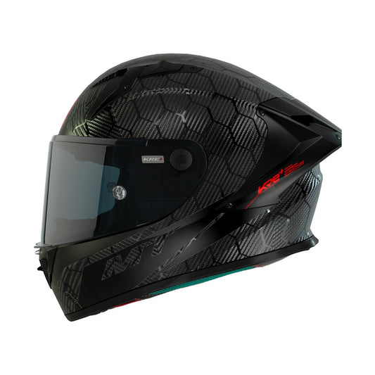 MT KRE + CARBON FIBER GLOSSY HELMET