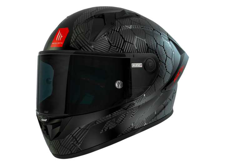 MT KRE + CARBON FIBER GLOSSY HELMET